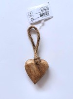 Srdce dřevo 5 cm