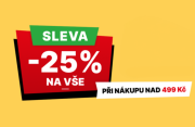 -25 % sleva na vše!