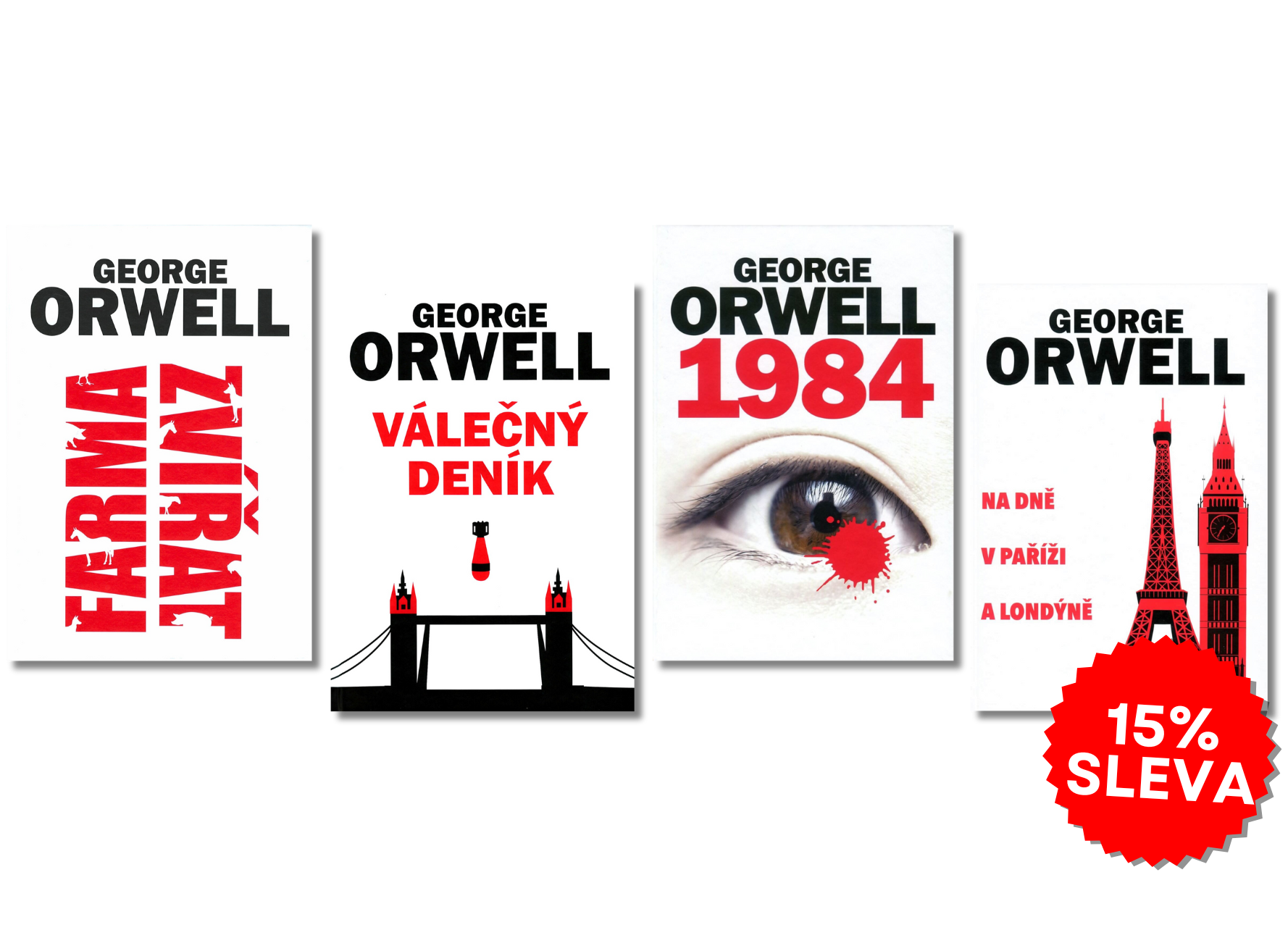 Oslavte narozeniny George Orwella se slevou 15 %!