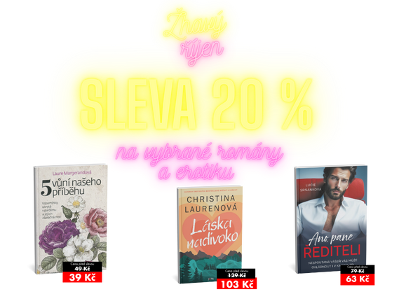 ❤️‍🔥 SLEVA 20 % na romány a erotiku