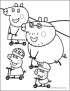 100 samolepek Prasátko Peppa
