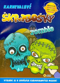 Karnevalové škrabošky - Zombie