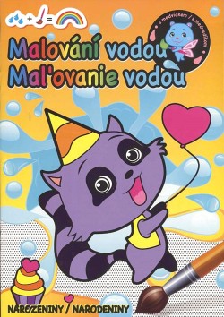 Malování vodou - narozeniny