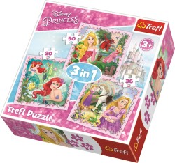 Puzzle 3v1 Princezny