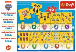 Puzzle 20 Čísla Paw Patrol