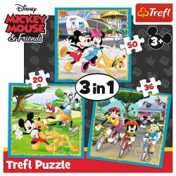 Puzzle 3v1 Mickey Mouse