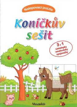 Nalepovací puzzle Koníčkův sešit