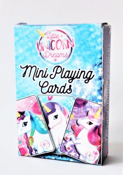 Hrací karty mini 54 listů - Jednorožec
