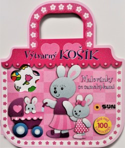 Výtvarný košík - Malovánky se samolepkami