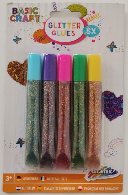 Glitter glue 5 barev