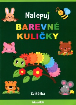 Nalepuj barevné kuličky - Zvířátka