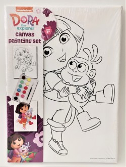 Plátno k domalování Dora