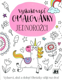 Vyskakovací omalovánky jednorožci