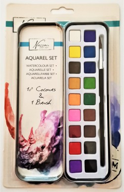 Aquarel set 18 barev