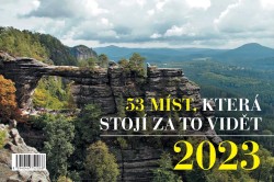 53 míst, která stojí za to vidět 2023 - stolní kalendář