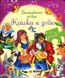 Kráska a zvíře - Skládačková knížka