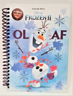 Zápisník se samolepkami Frozen Olaf
