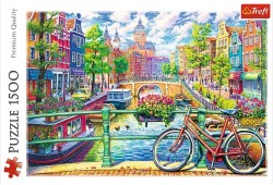 Puzzle 1500D Amsterdam kanál