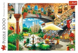 Puzzle 2000D - Pohled na Barcelonu