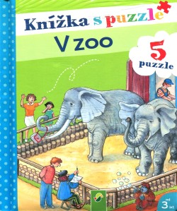 Knížka s puzzle - V zoo