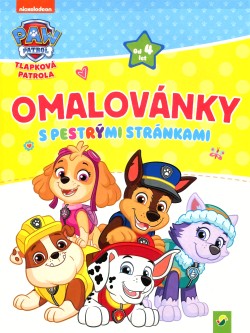 Omalovánky Paw Patrol s pestrými stránkami