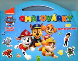 Paw Patrol omalovánky s 50 samolepkami