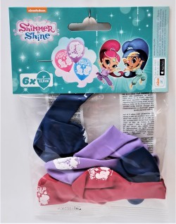 Balonky 6 ks Shimmer a Shine