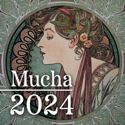 Mucha 2024 - nástěnný kalendář