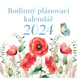 Rodinný plánovací 2024 - nástěnný kalendář