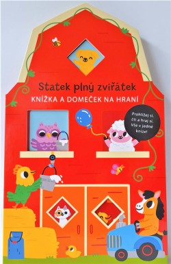 Statek plný zvířátek - Knížka a domeček