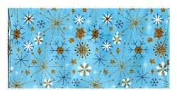 Obálka DL 110 x 220 cm dekor Vánoce mix