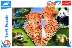 Puzzle 100D Zvířata