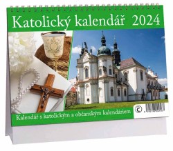 Katolický kalendář 2024 - stolní kalendář