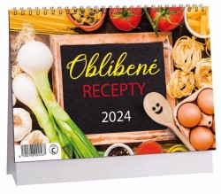 Oblíbené recepty 2024 - stolní kalendář