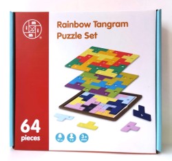 Hlavolam tangram 64 dílků
