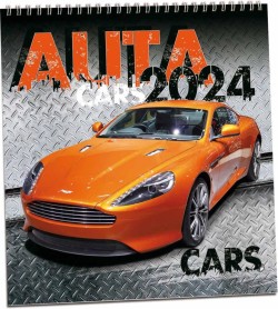 Auta 2024 - nástěnný kalendář