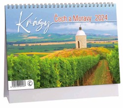Krásy Čech a Moravy 2024 - stolní kalendář