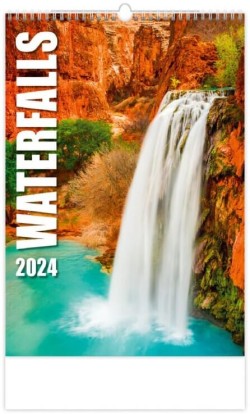 Waterfalls 2024 - nástěnný kalendář