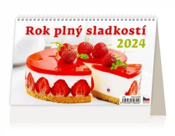 Rok plný sladkostí 2024 - stolní kalendář