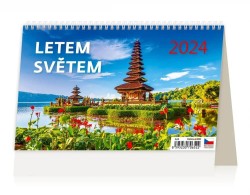 Letem světem 2024 - stolní kalendář