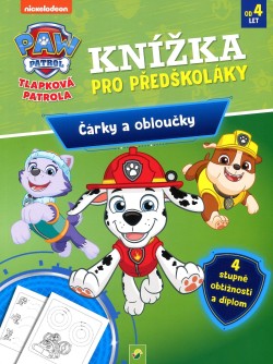 Paw Patrol - Knížka pro předškoláky - Čárky a obloučky