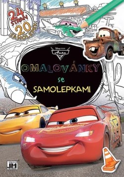 Omalovánky A4 se samolepkami - Auta