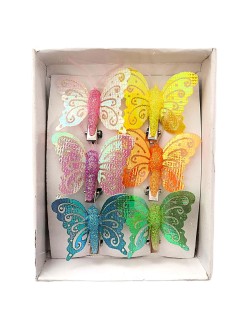Motýl 6 ks v krabičce