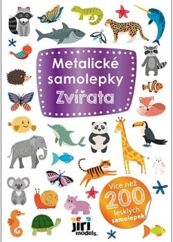 Metalické samolepky Zvířata