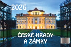 České hrady a zámky 2026 stolní