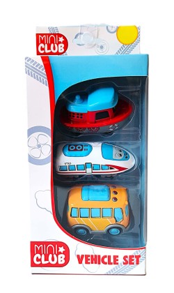 Mini Club vozidlo 3ks 7cm