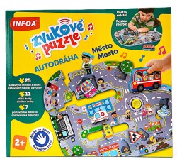 Zvukové puzzle - Autodráha Město