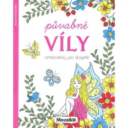 Půvabné víly Omalovánky pro dospělé