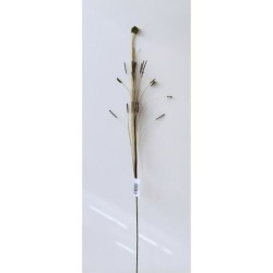 Tráva dekorační s lístky výška 91cm