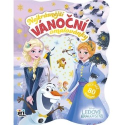 Nejkrásnější vánoční omalovánky - Ledové království